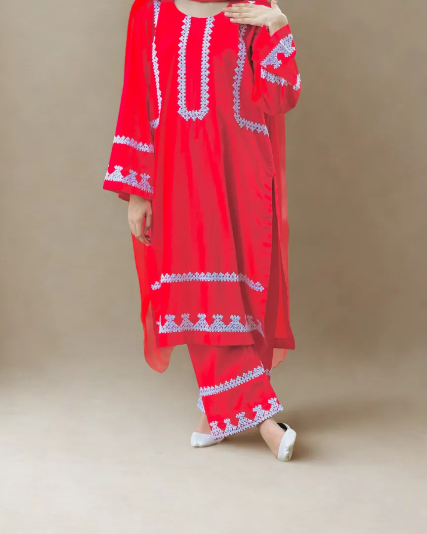 Crimson Red 3piece suit