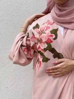Rose Dusk Abaya