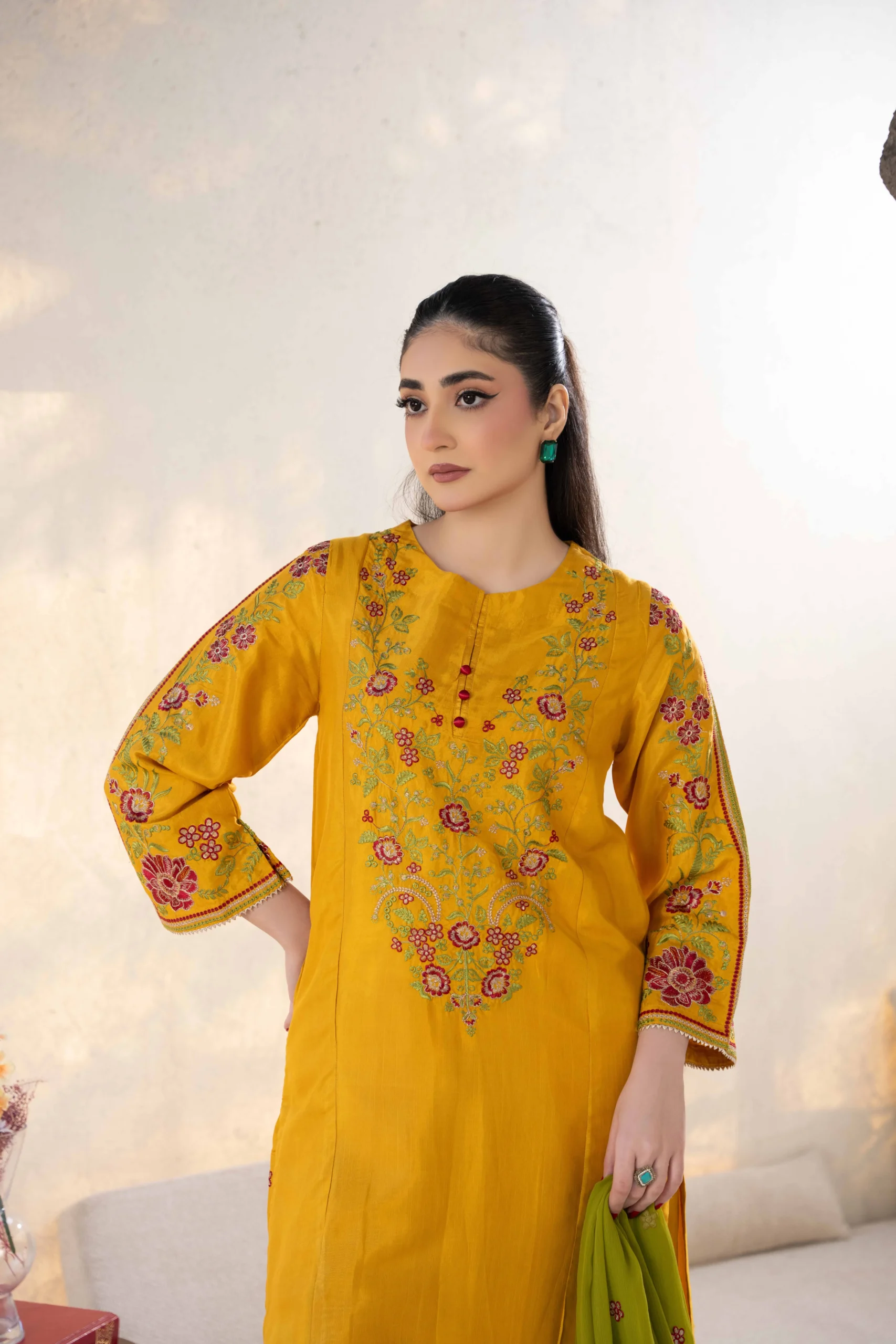 Mustard Blossom 3-Piece Suit - Image 5